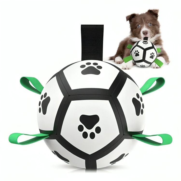 PELOTA PARA PERRO CON AGARRE JUGUETE PERRO PELOTA 15CM - 1