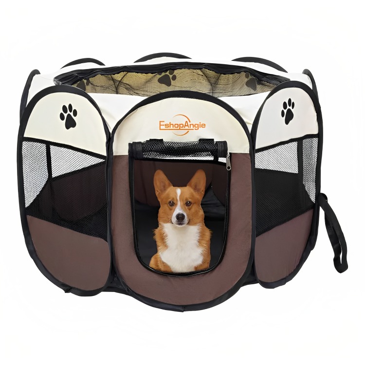 CORRAL TIENDA PARA MASCOTAS PORTATIL PERRO GATO - 2