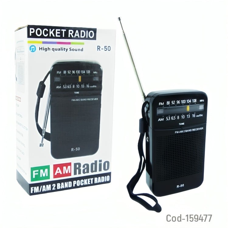 RADIO AM/FM 2 BANDAS MOD.R-50 A PILAS NO INCLUIDAS - 3