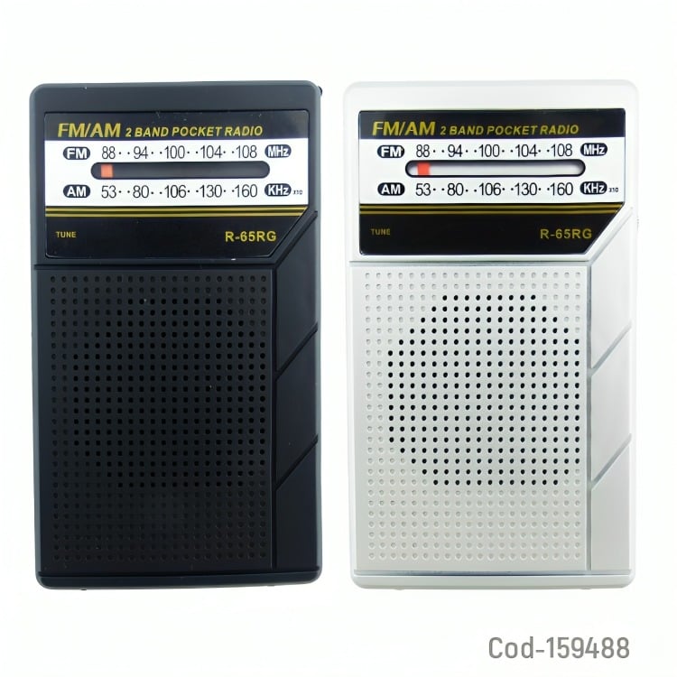 RADIO AM/FM 2 BANDAS MOD.R-65RG RECARGABLE USB TYPE-C - 1