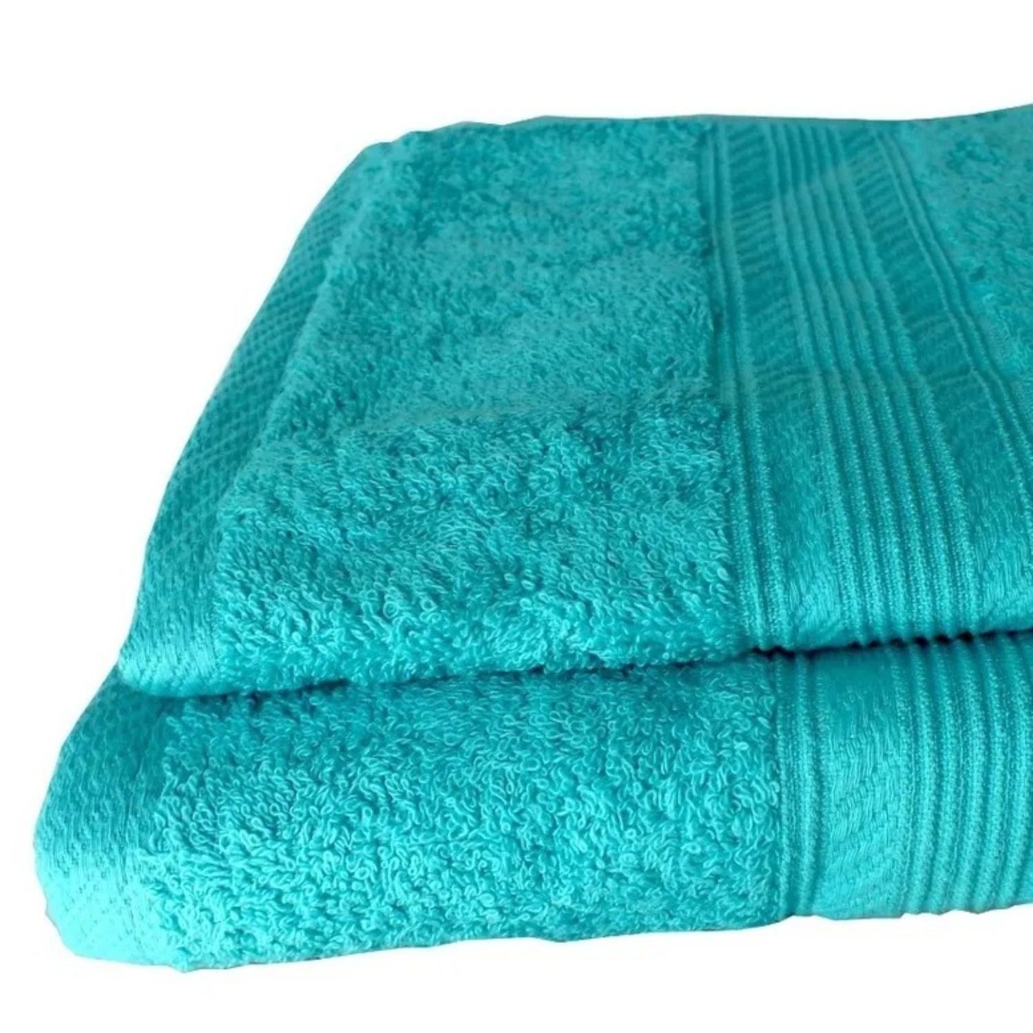 TOALLA DE MANO 45×90 CM / TURQUESA – LOURDES - 2