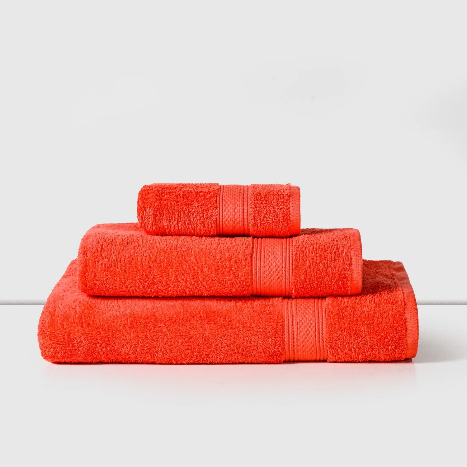 TOALLA DE MANO 100% ALGODON 450 GRS. 45×80 CM / CORAL – AMERICAN FAMILY - 2