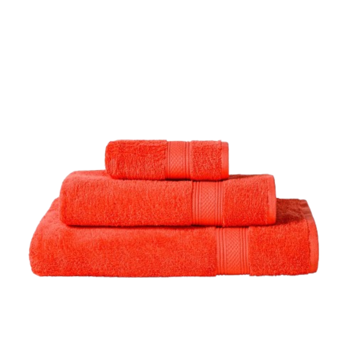 TOALLA DE MANO 100% ALGODON 450 GRS. 45×80 CM / CORAL – AMERICAN FAMILY - 3
