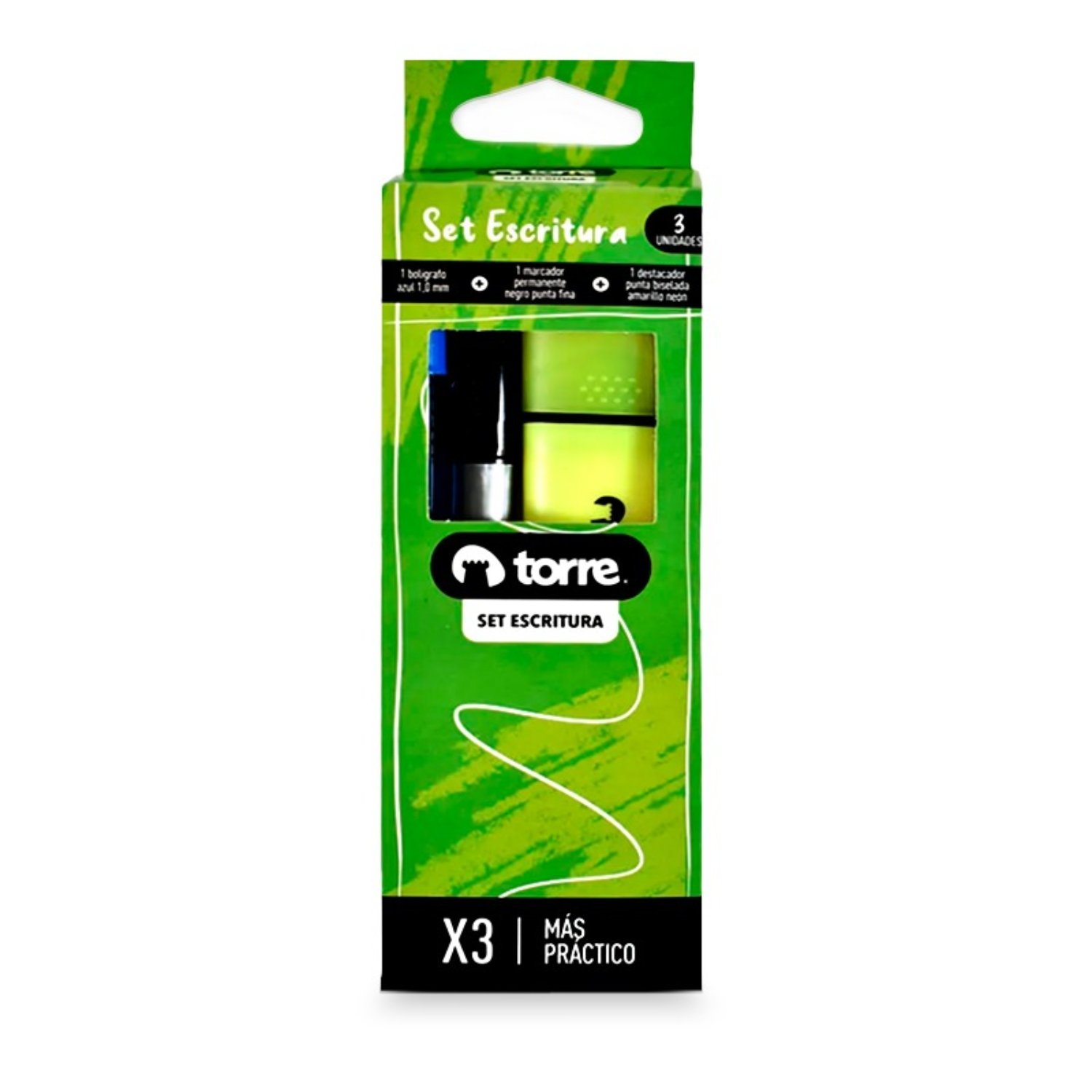 PACK X 4 BLISTER ESCRITURA 3 UNIDADES – TORRE - 2