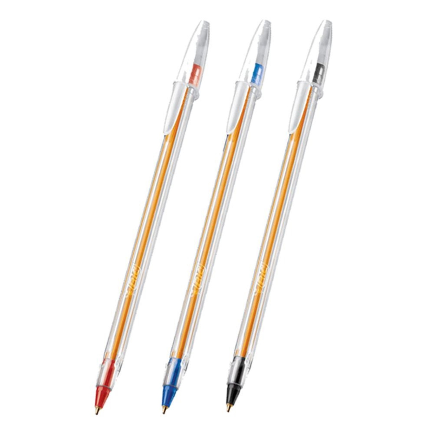 PACK X 4 BLISTER 3 BOLIGRAFOS CRISTAL FINO / 1 AZUL 1 ROJO 1 NEGRO – BIC - 3