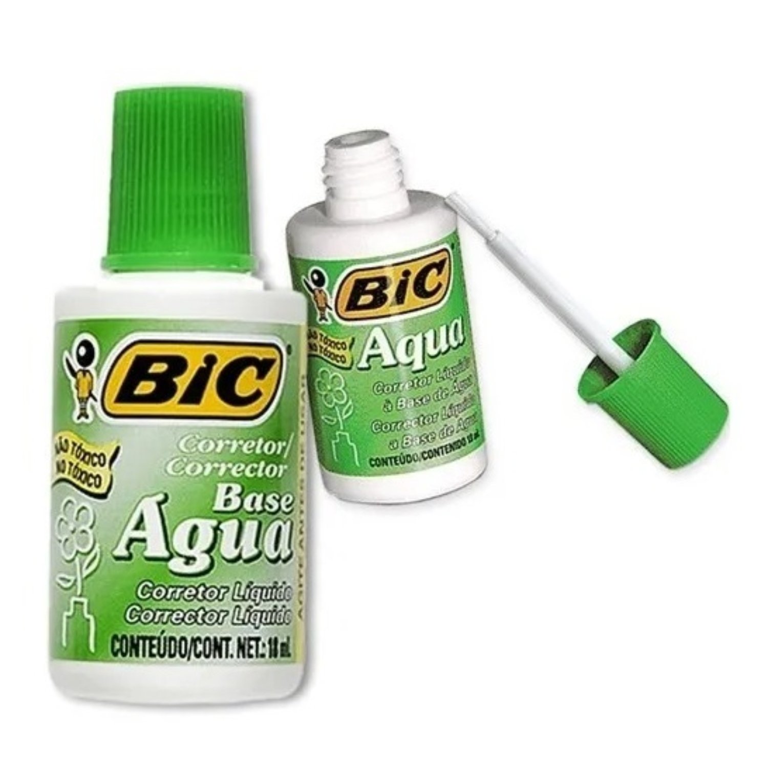 PACK X 4 CORRECTOR BOTELLA ECO AQUA – BIC - 2