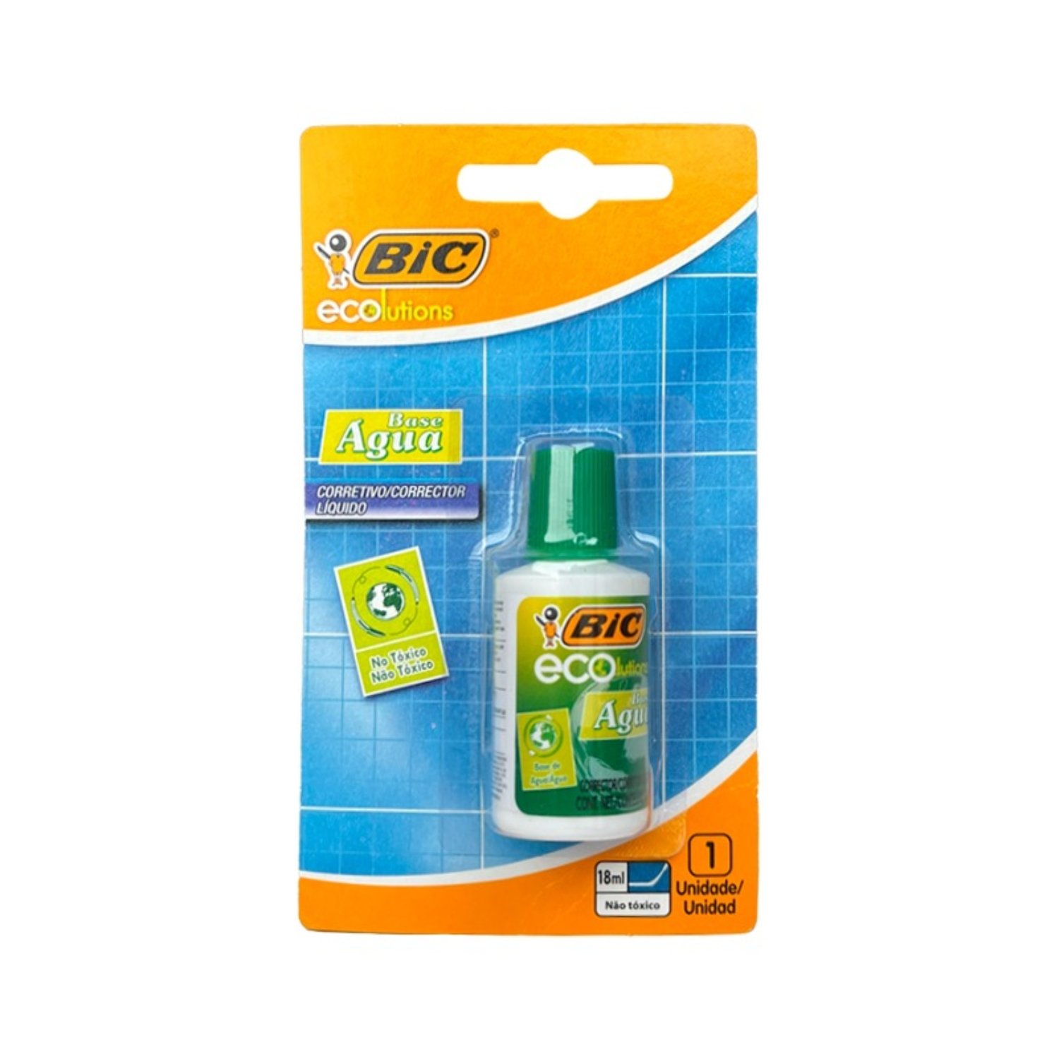 PACK X 4 CORRECTOR BOTELLA ECO AQUA – BIC - 3
