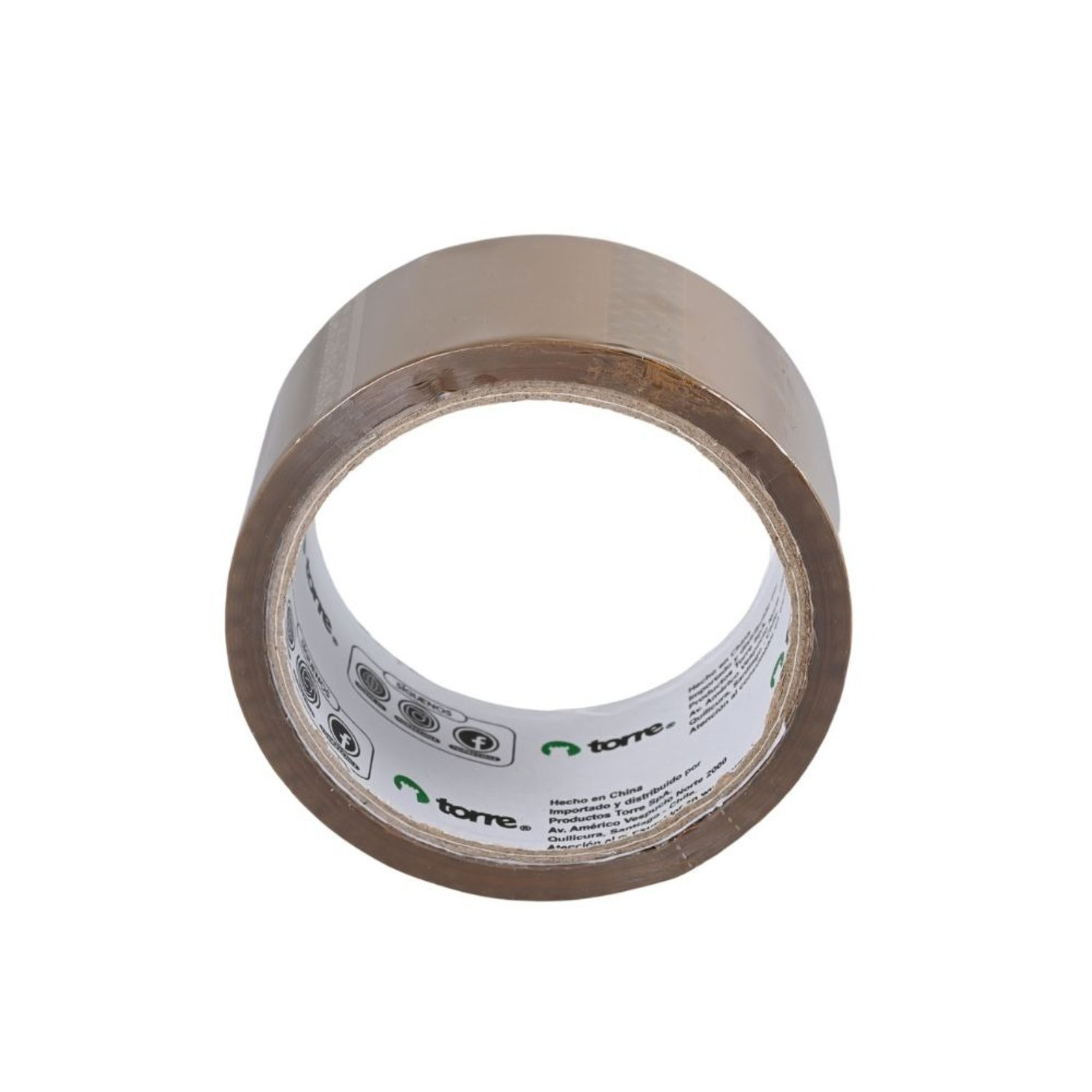 PACK X 4 CINTA DE EMBALAJE CAFE 48MM X 40M – TORRE - 2