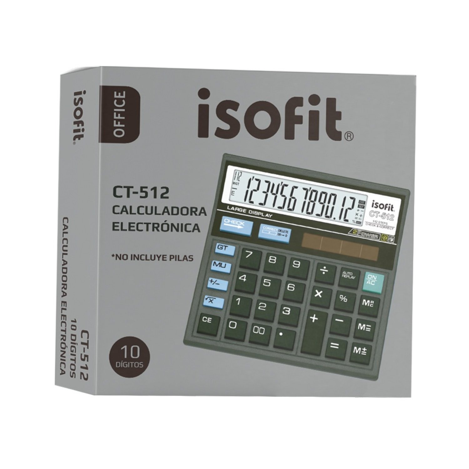 CALCULADORA 10 DIGITOS – ISOFIT - 1