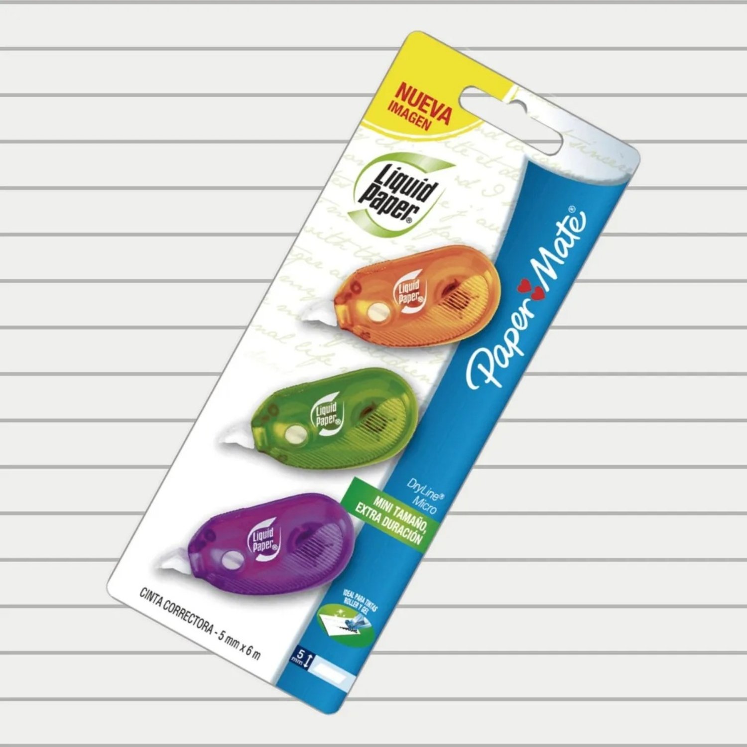 CORRECTOR CINTA DRY LINE MINI TJX3 – PAPER MATE - 2