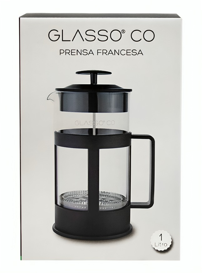 PRENSA FRANCESA DE CAFE  Y TE   GLASSO - 3