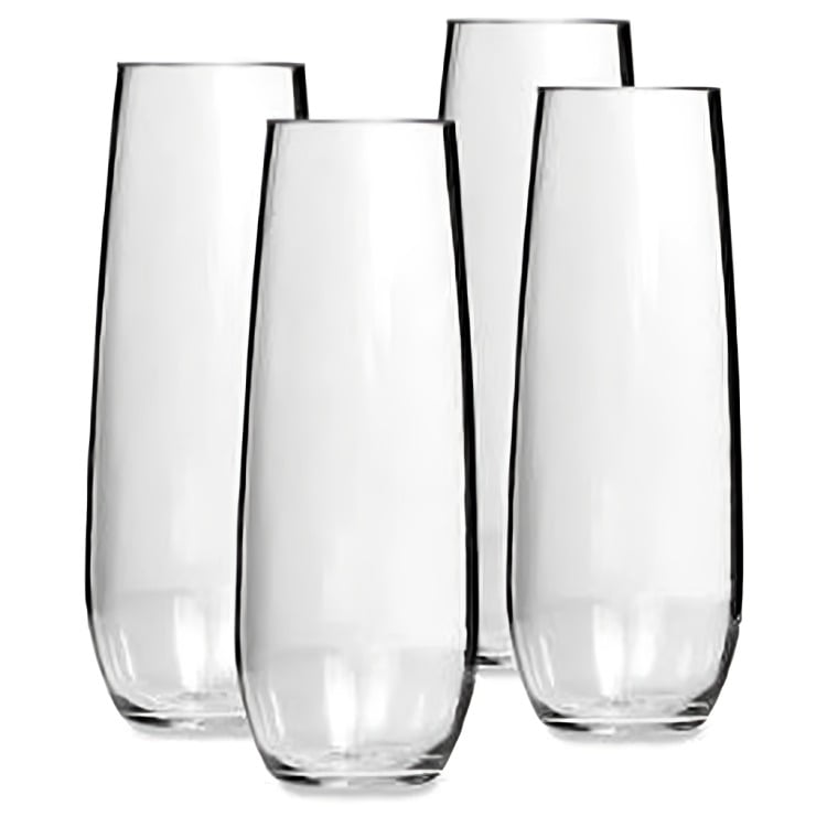SET 4 VASOS CHAMPAGNE GLASSO - 1