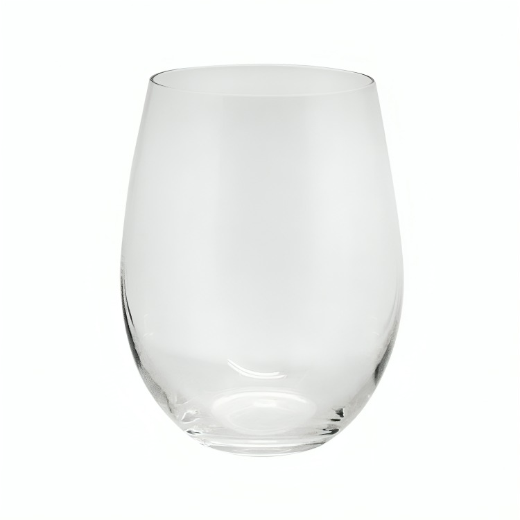 SET 4 VASOS VINO GLASSO REDONDO CRISTAL - 2