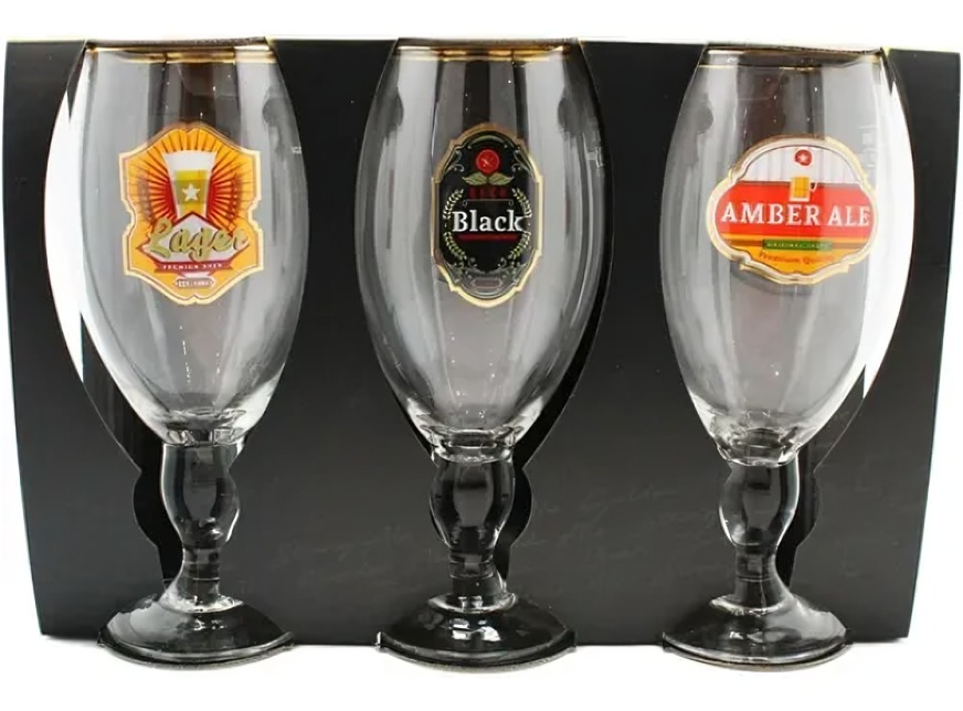SET 3 COPON CERVECERO GLASSO 600 ML CERVEZA - 2