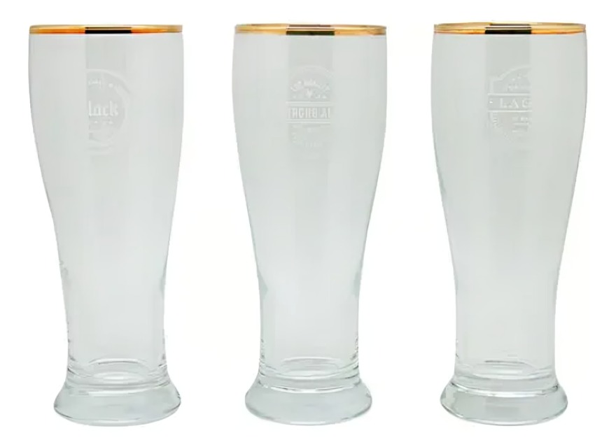 SET 3 VASOS CERVEZA GLASSO 460 ML - 1
