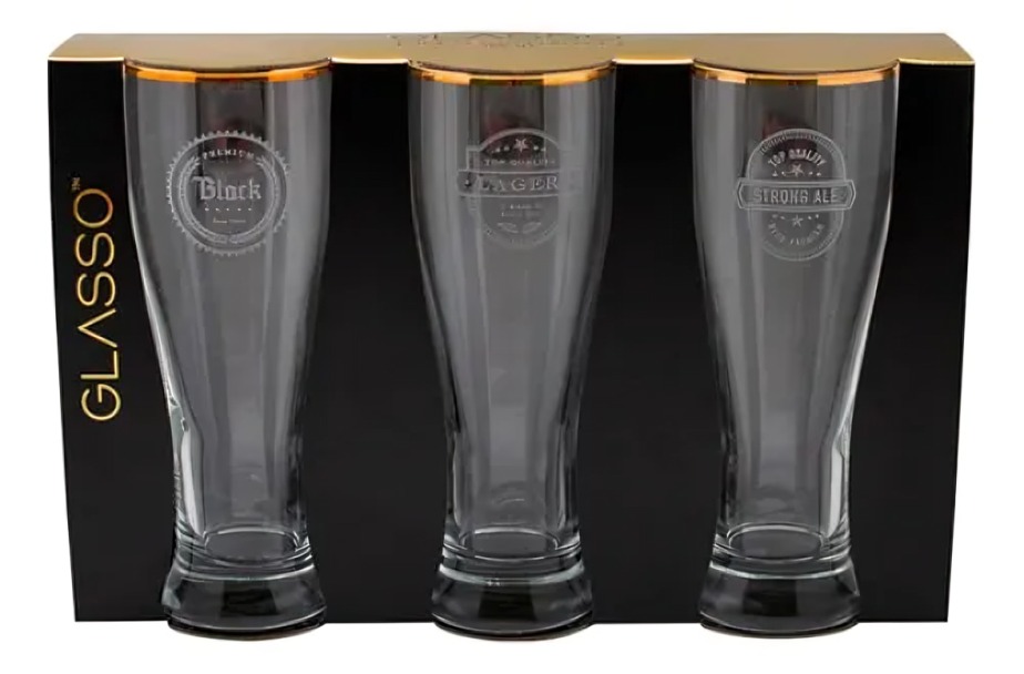 SET 3 VASOS CERVEZA GLASSO 460 ML - 2