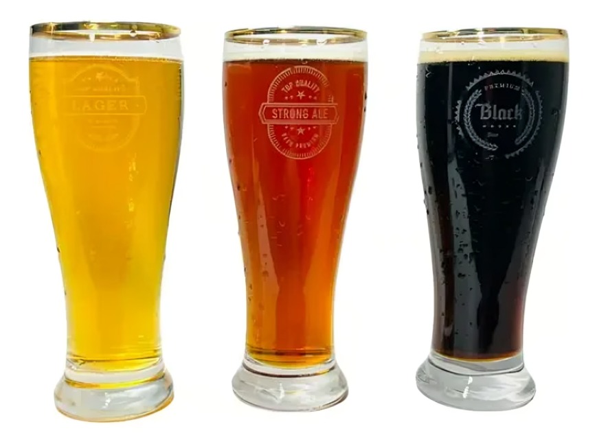 SET 3 VASOS CERVEZA GLASSO 460 ML - 3