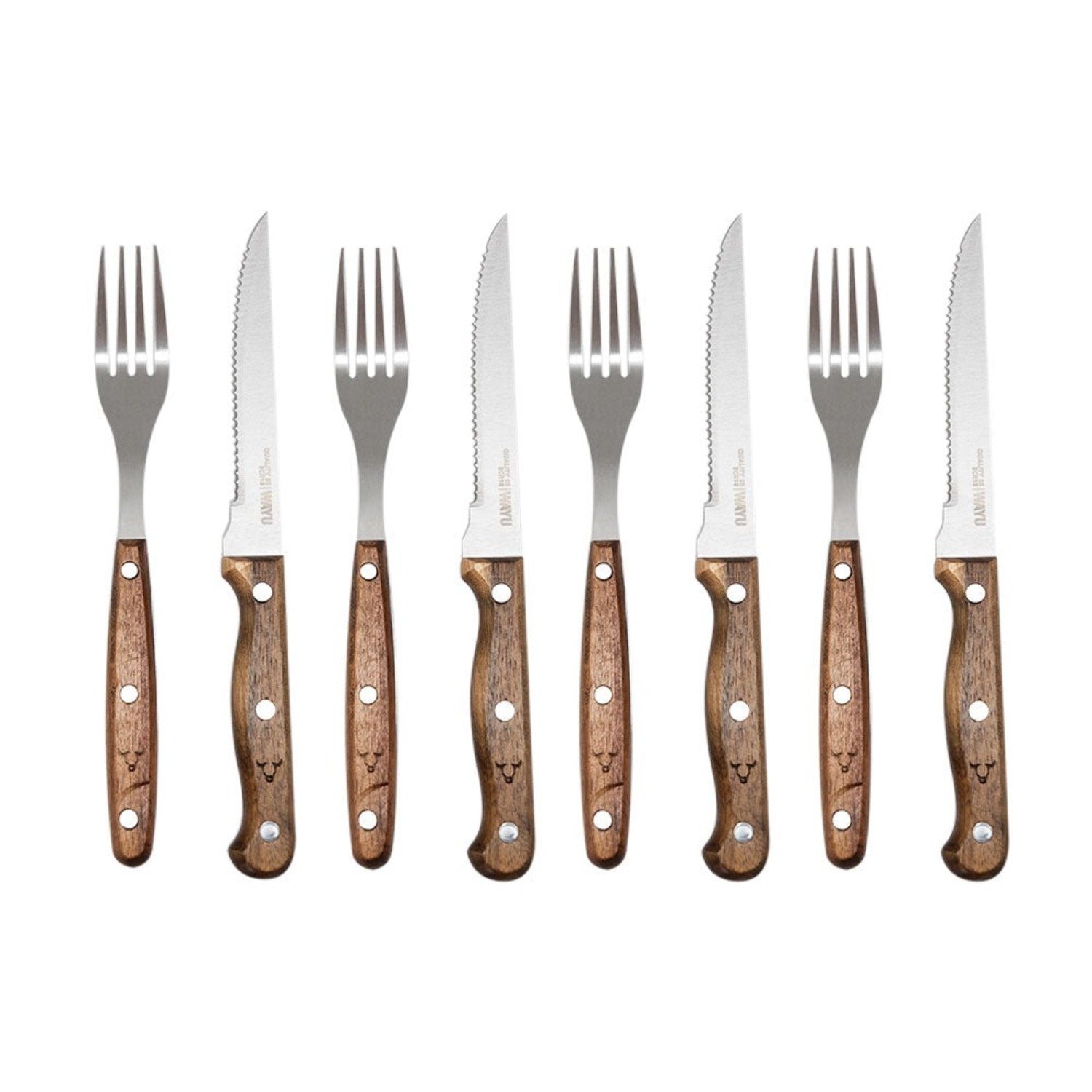 SET CUCHILLOS Y TENEDORES PRM 8 PCS WAYU - 4
