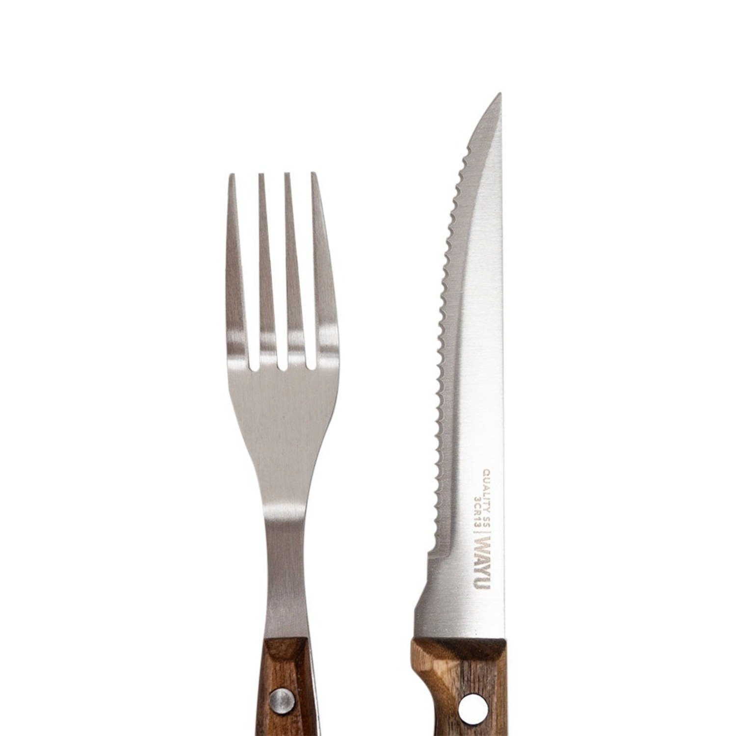 SET CUCHILLOS Y TENEDORES PRM 8 PCS WAYU - 5