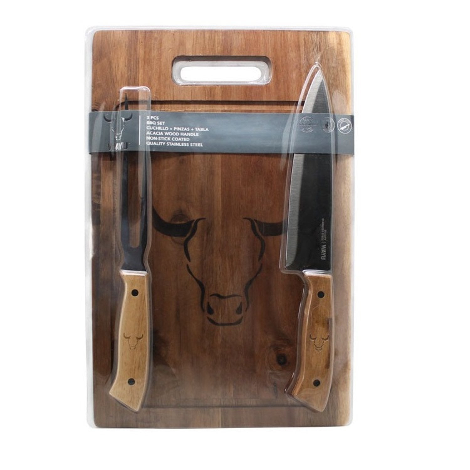 SET TABLA   CUCHILLO   TENEDOR PRM WAYU - 3