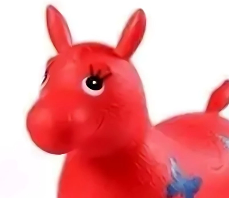 PONY CABALLITO SALTARIN JUGUETE PARA NIÑOS ROJO - 2