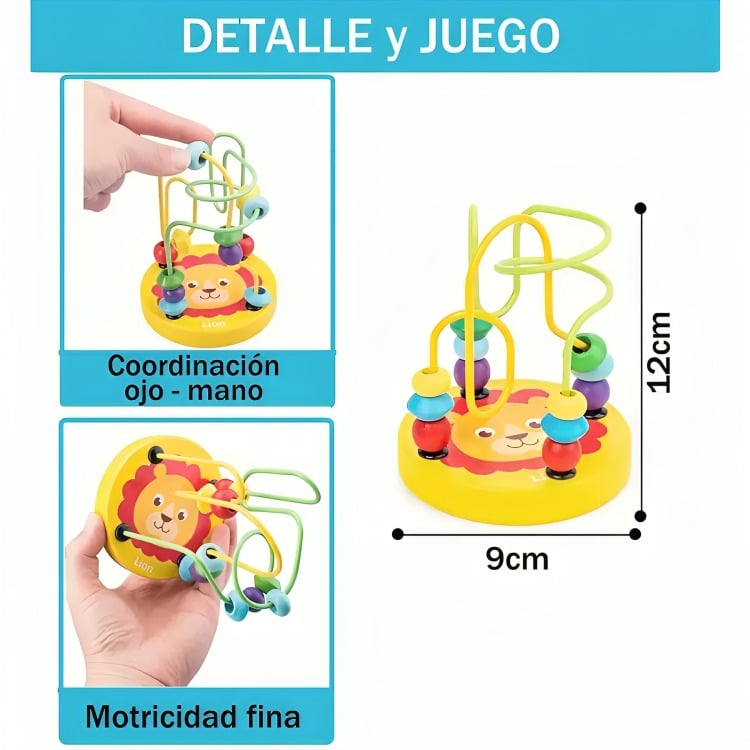 PACK 10 JUGUETES DIDACTICOS DE MADERA - 3