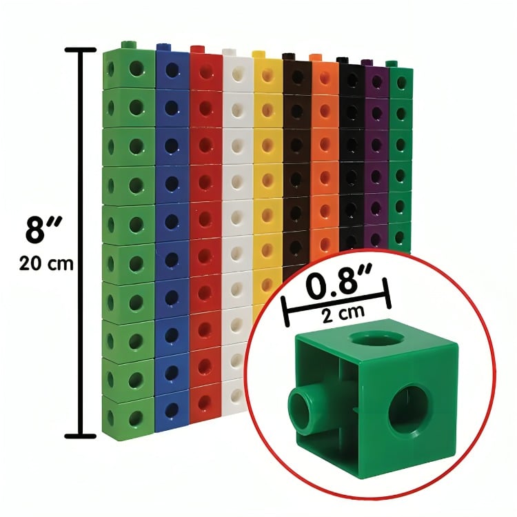 CUBOS DE ENCAJE UNIFIX MATEMATICAS - 1