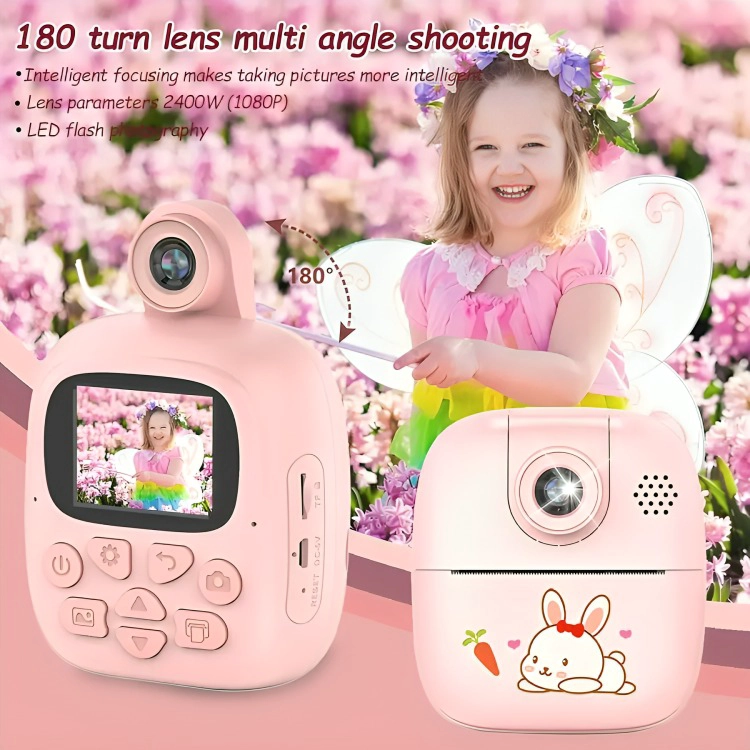 CAMARA DIGITAL PARA NIÑOS ROSADO - 2