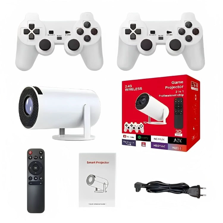 MINI PROYECTOR PORTATIL ULTRA HD 4K WIFI BLUETOOTH - 3