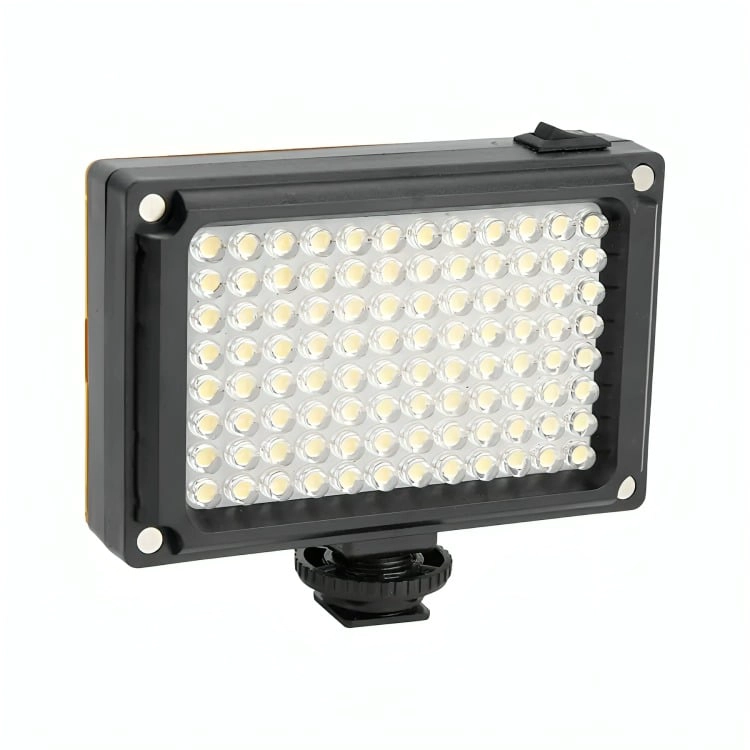 FOCO DE CAMARA 96 LED FLASH BATERIA CON 2 FILTROS - 1