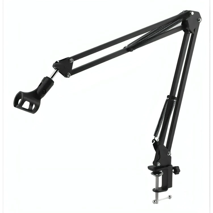 BRAZO SOPORTE DE MICROFONO AJUSTABLE ATRIL METALICO - 1