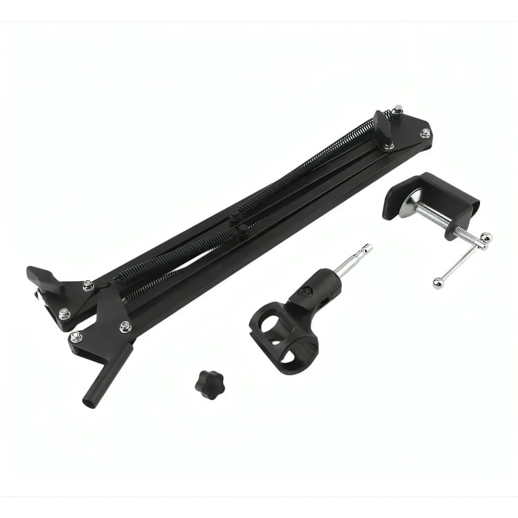 BRAZO SOPORTE DE MICROFONO AJUSTABLE ATRIL METALICO - 3
