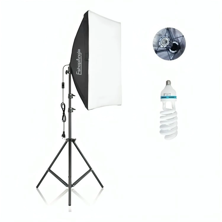KIT DE ILUMINACION SOFTBOX ESTUDIO DE FOTOGRAFIA - 1