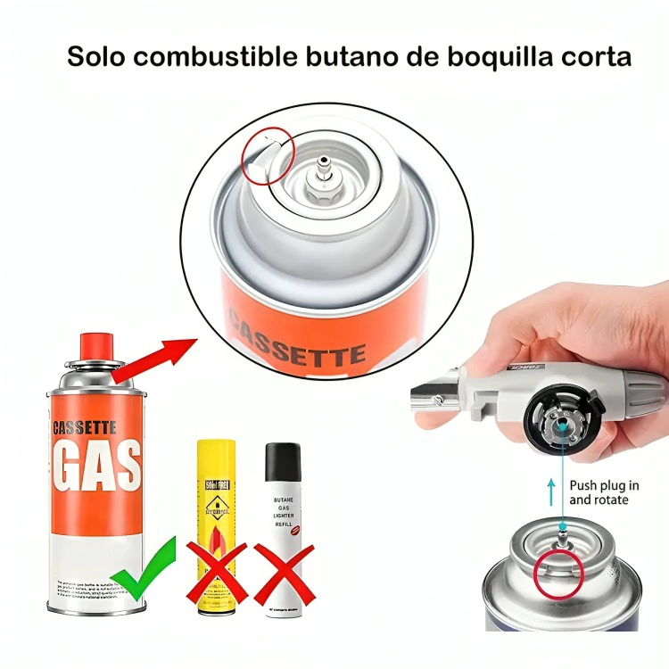 SOPLETE A GAS PARA LA REPOSTERIA O COCINA - 1