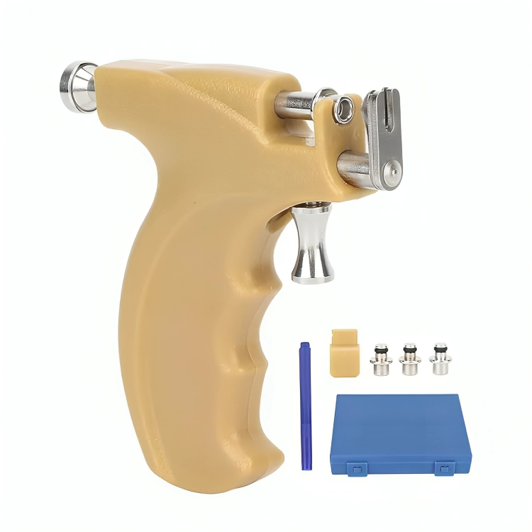 GENÉRICO PISTOLA INOXIDABLE PERFORADORA OREJA AROS