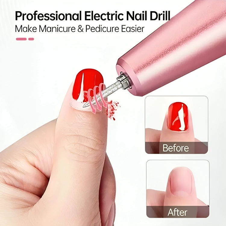 TORNO DE UÑAS INALAMBRICO PANTALLA LCD 30000 RPM MANICURA - 2