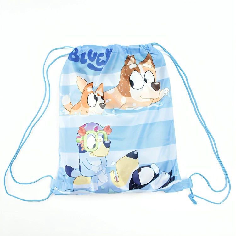TOALLA DE PLAYA 70×140 CM + BOLSO / BLUEY AGUA – MASHINI - 1