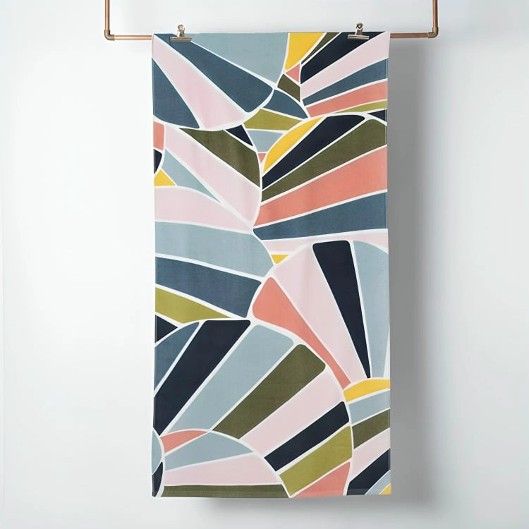TOALLA DE PLAYA 70×150 CM + BOLSO /SHELL – MASHINI - 1