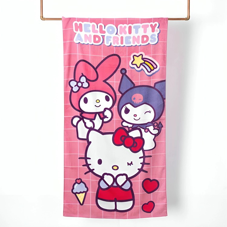 TOALLA DE PLAYA 70X140CM. / HELLO KITTY ICECREAM – MASHINI - 2