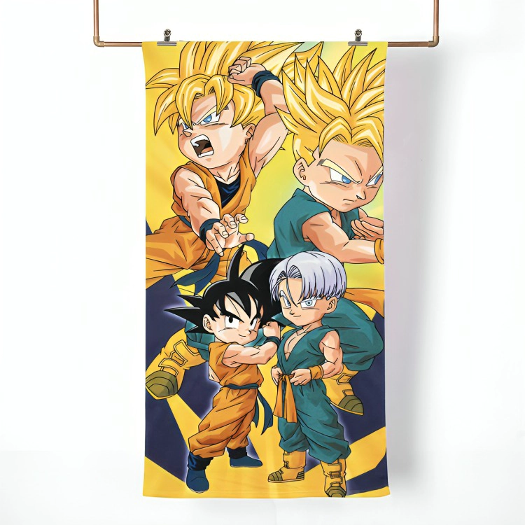 TOALLA DE PLAYA 70×140 CM + BOLSO /DRAGON BALL Z CHICOS – MASHINI - 2