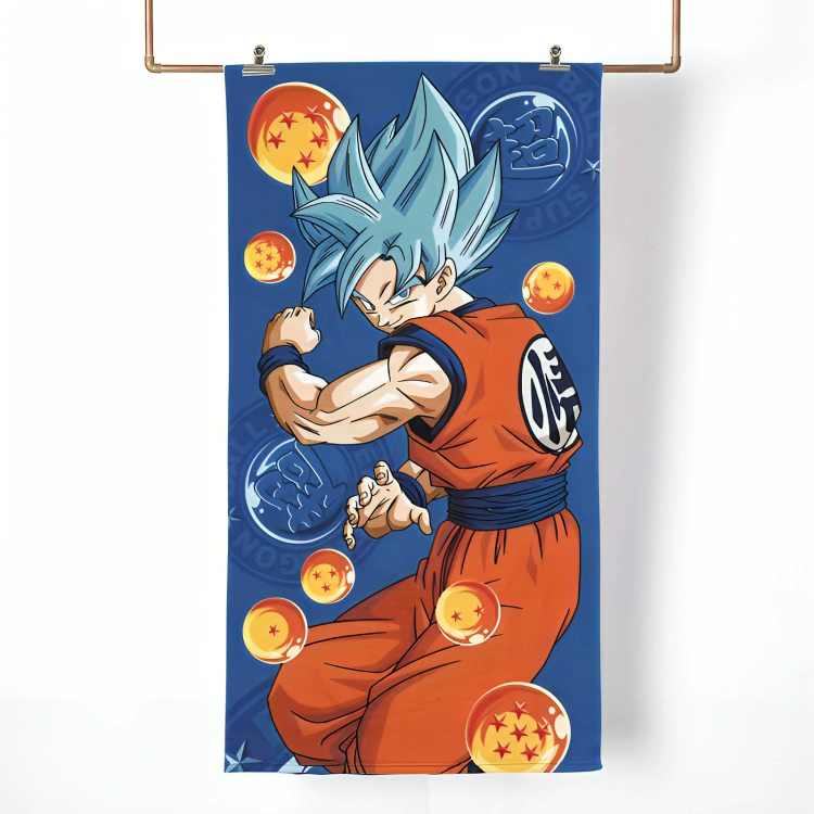 TOALLA DE PLAYA 70×140 CM + BOLSO /DRAGON BALL Z SIETE – MASHINI - 2