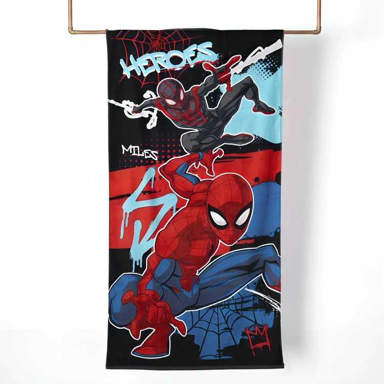 TOALLA DE PLAYA 70X140CM. / SPIDERMAN MILES – MASHINI - 1