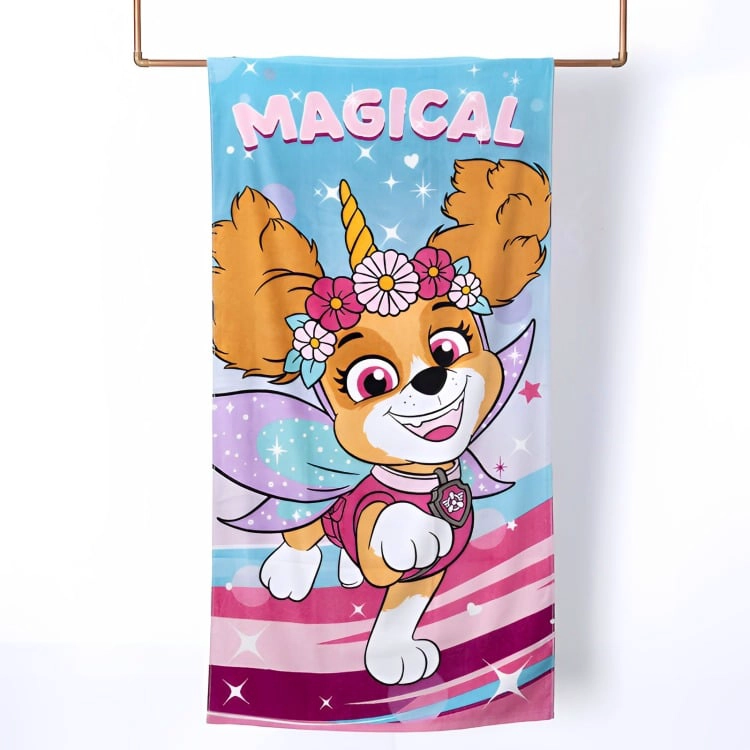 TOALLA DE PLAYA 70X140CM. /  PAW PATROL NIÑA MAGIC – MASHINI - 3