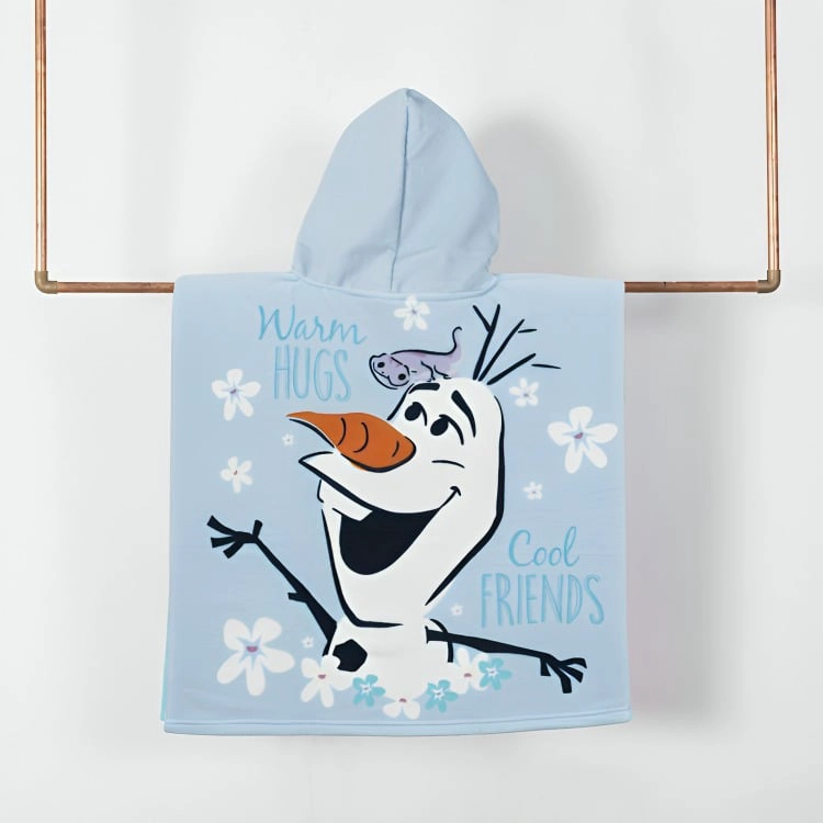 TOALLA DE PLAYA CON CAPUCHA FROZEN WARM - 2