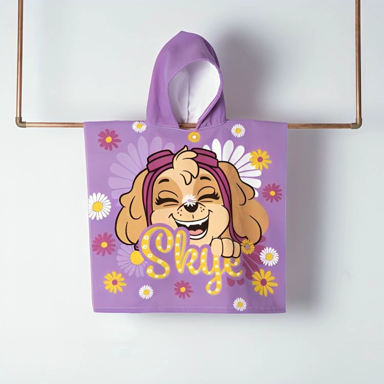 TOALLA DE PLAYA CON CAPUCHA PAW PATROL DAISY - 3