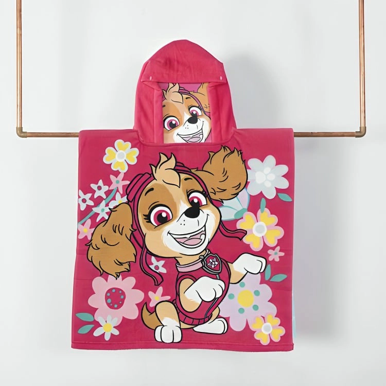 TOALLA DE PLAYA CON CAPUCHA  PAW PATROL PRIMAVERA - 3
