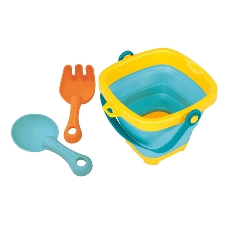 CUBO PELGABLE+JUGUETES DE BAÑO BEBE - 1