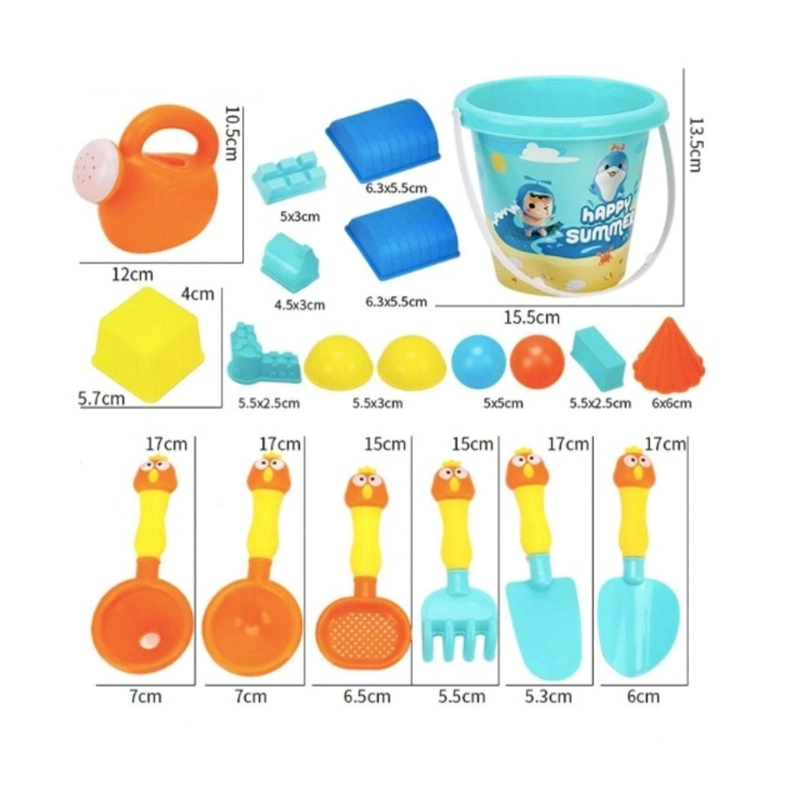 JUEGO DE PLAYA BALDE 20PCS - 3