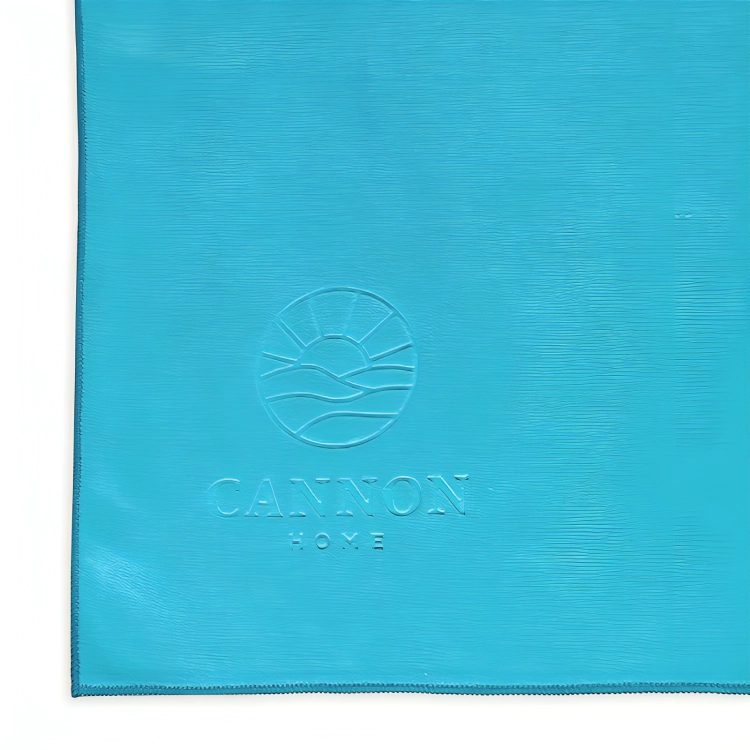 TOALLA DE PLAYA 380GR. FLUOR 80X160CM. / AZULINO – CANNON - 1