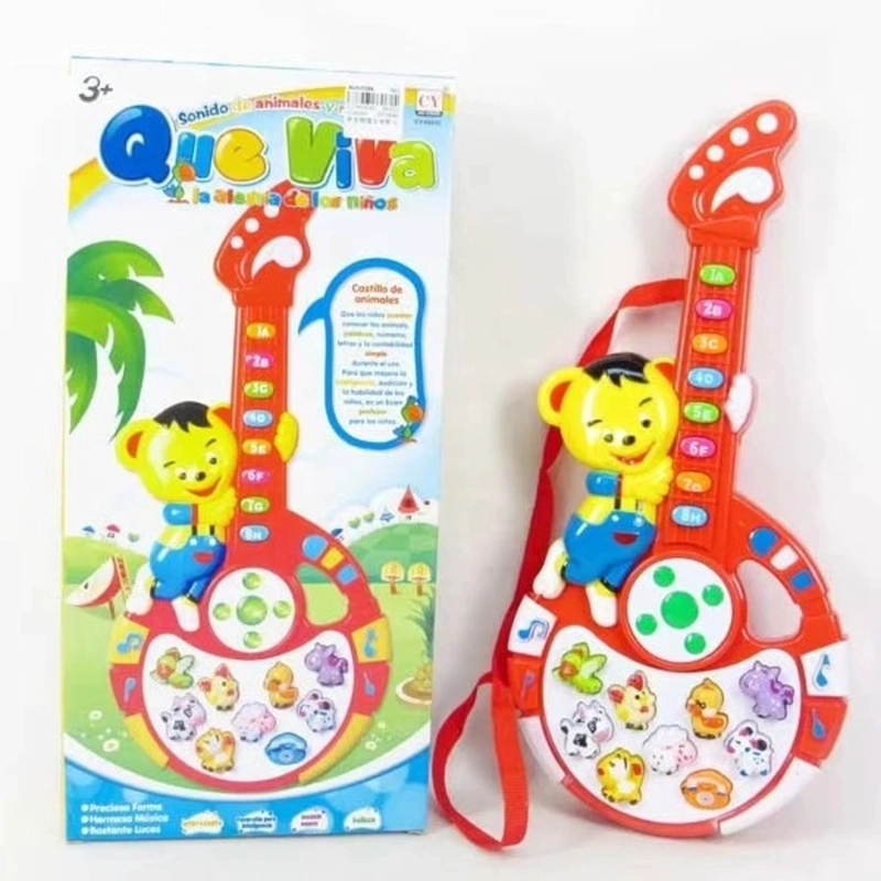 PACK X 3 GUITARRA OSO QUE VIVA LA ALEGRIA CAJA INSTRUMENTO MUSICAL DE JUGUETE - 2